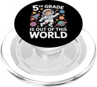 5th Grade Is Out Of This World Astronaut Science Teacher PopSockets PopGrip for MagSafe