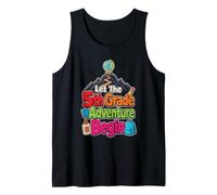 5th Grade Let The Adventure Begin First Day Elementary Tank Top