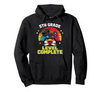 5th Grade Level Complete Graduation Gaming Class 2026 Gamer Pullover Hoodie