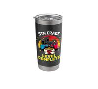 5th Grade Level Complete Graduation Gaming Class 2026 Gamer Stainless Steel Insulated Tumbler