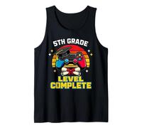 5th Grade Level Complete Graduation Gaming Class 2026 Gamer Tank Top
