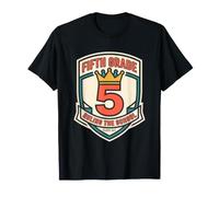 5th Grade Squad Ruling The School Varsity Crest Emblem T-Shirt