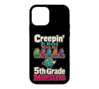5th Grade Teacher Creepin' It Real With My Monsters Gift Case for iPhone 12 mini