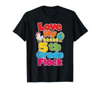 5th Grade Teacher Love My Flock Fifth Elementary Squad T-Shirt
