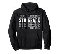 5th Grade Team Fifth Grader Back To First Day Of School Pullover Hoodie