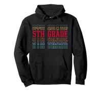 5th Grade Team Fifth Grader Back To First Day Of School Pullover Hoodie