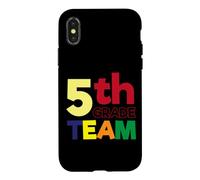 5th Grade Team Fifth Grader Student School Class Teacher Case for iPhone X/XS