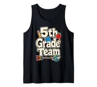 5th Grade Team Fifth Teacher Elementary School Squad Tank Top