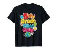 5th Grade Vibes Only Elementary School Girls Boys Kids T-Shirt