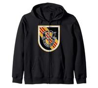 5th Special Forces Group Airborne De Oppresso Liber Veteran Zip Hoodie