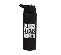 5th Work Anniversary - 5 Years and Counting! Employment Stainless Steel Insulated Water Bottle