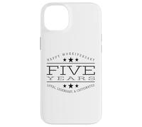 5th Work Anniversary Party Five Year Job Recognition Award Case for iPhone 14 Plus