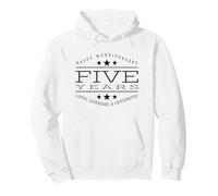 5th Work Anniversary Party Five Year Job Recognition Award Pullover Hoodie