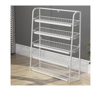 5Tier Snack Display Shelf with Label Holder Supermarket Showcase for Gum and Candy Fruit Stand for Retail Stores Versatile Merchandising Solution