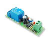 5V/12V/24V Adjustable Time Delay Relay Module 10s-200S Monostable Trigger Timer Switch for Motor/Pump/Lighting Control etc(DC 24V 0-6Min)