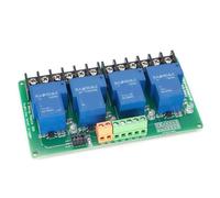 5V/12V/24V Relays Board 4 Channel Relays Module With Optocoupler Isolation Load DC30V AC250V High Low Levels Triggering LED