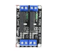 5V 12V 24V SSRs Module High Levels Input 2A Current Capacity LED Indicators For Electrical Controls Systems High Triggers Solid States Relays