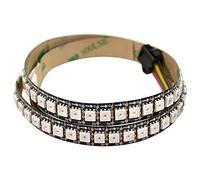 5V 144LEDs/m HD107S RGB Pixel LED Strip Light 5050 SMD RGB LED Built-in HD107S with Data and Clock (Black PCB)