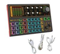5V 1A K300 Sound Card Body 20 Special Effects 12 Electric Sounds & 4 Preset Reverb Modes Support Multi-Device Streaming