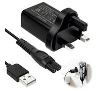 5V 2A Charger Compatible with Philips 3000X 5000X i9000 OneBlade & Shaver | UK Beard Trimmer Charging Cable for Philips OneBlade 360 Series, Beard Trimmer & Bodygroom, Fast Safe Charging Replacement