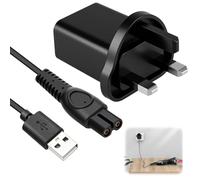 5V 2A Charger Compatible with Philips OneBlade & Shaver, UK Power Adapter Cable for Philips OneBlade 360 Series 3000 5000 7000, Beard Trimmer & Bodygroom, Fast Safe Charging Replacement