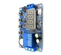 5V-30V Programmable Real Time Delay Relaying Module Adjustable Timer Switching with LED Display for Automation Devices Adjustable Digital Delay Timer Switching