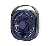 5V 3W 6" Creative Desktop Mute Electric Fan USB Charging 3 1500mAh Rotation