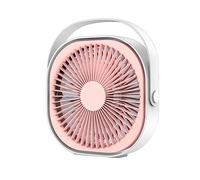 5V 3W 6" Creative Desktop Mute Electric Fan USB Charging 3 1500mAh Rotation