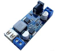 5V 5A DC Converter 25W Output USB A C for charger Module 9-36V Input for Vehicle LED Display - for mini Power Supply Adapter Blue(USB-A)
