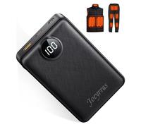 5V/7.4V Heated Vest Battery Pack,20000mAh Rechargeable Battery Pack for Heated Vest Compatible with ORORO and Venustas, LED Power Bank for Heating Vests, Jackets, Pants with DC/USB/USB-C Output