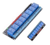 5V 8 Channel Relay Board Module, Low Level Trigger With Status Leds, For Arduino Pic Arm Development Projects