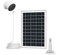 5V 8W GoogleSolar Panel for Google Nest Camera Outdoor & Indoor (Battery),Waterproof Solar Panel Compatible with Google Nest Cam (Battery),SolarPanel ChargerWith 4M Outdoor Power Cable