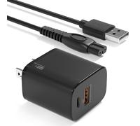 5V Charger Compatible with Philips Norelco qp2724 mg5910 mg9525 mg7910 MG9510 MG9520 PQ888 PQ889, One Blade Power Cord for Philips Norelco Shaver 2400 3600 USB Charging Cable
