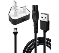 5V Charger Compatible with Philips One Blade Electric Shaver Power Adapter Cord QP2734/30 QP2724/30 QP2834/30 QP2824/30 QP4631/30 MG7930/15 MG7910/3000X 3000 5000X 5000 7000 9000 BT3233 BG5021