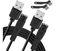 5V Charger Cord for Philips One Blade QP2724 QP2834, MG7910 MG5910 MG9510, 2000 2400 3600 Series Norelco X3001 S3341 S5880 S3243 S7887 X3052 Electric Shaver USB Cable[2-Pack]