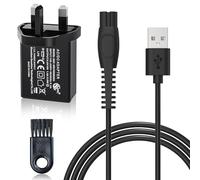 5V Charger Fit for Philips Norelco Shaver 3000X/5000X/8000/i9000, Charger Set Fit for One Blade (Pro) 360 Face & Body Series 2000 3000 5000 7000 9000 QP2824 S3145 S3241 QP2734 All-in-One Trimmer Shave