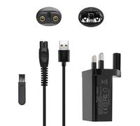 5V Charger Fit for Philips QP2724 QP2824 QP2834 S3145 X3001 X3053 S7887 S5887 S5884 MG5910 MG7910 MG7950 MG9510 MG9520 Electric Shaver Power Adapter Cord Compatible with One Blade 3000X 3000 5000