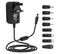 5V DC Power Supply, AC/DC 5Vdc 3A 2A 1A Adapter with 8 Tips DC Power Cord