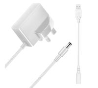 5V Electric Baby Swing Charger Compatible with Ingenuity InLighten Swing'n Go Replacement Baby Swing 2-in-1 Swing Charging Cable USB A & DC Plug