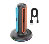5V Game Controller 4-Slot Charging Dock with 0.8M Type-C Cable & 9 RGB Light Effects Fit for Nintendo Switch 2 Joy-Con 2