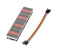 5V LED Dot For matrix Module with Integrated Driver for Arduino, Supports Cascading and Multiple Displays (Red)