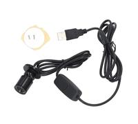 5V Mini Spot Lights Bright USB Dimmable LED Spotlight with 6.6ft Cable for Showcase Jewelry Cabinet Porch Warm