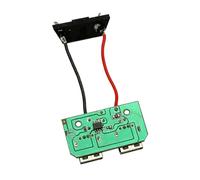 5V Output Power Converter for 12V Battery Use, 2 USB Power Module with Wiring, Clip Connector, 23.7 X 45 Mm Compact Board