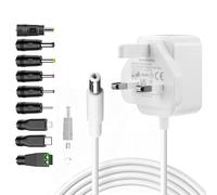 5V Power Supply Adapter,1A Charger with 9 Tips for Babysense HDS2 HelloBaby HB66 HB50 Vtech Baby Monitor VM5463 Universal 5 Volt Wall Charging for LED Strip Light CCTV Router Speaker Security Camera