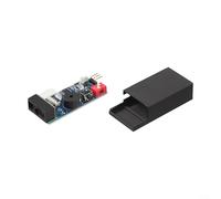 5V QR Code Barcode Scanning Module with USB UART Serial Port for Microcontroller | Industrial Automation Equipment | Self-Locking Mode | Built-in Light Source | Black