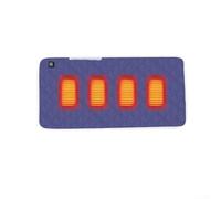 5V Rechargeable Heated Seat Pad Featuring USB Power and Three Temperature Levels with Four Zone Heating Design for Targeted Comfort and Warmth in Cold Environments(Navy Blue 45x90cm)