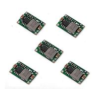 5V Regulator 5pcs Mini Reducer DC 4.75-23V 12V Buck to 5V Buck Converter Board 1.8A Output Mini360 Small Size Aircraft Model MP1584EN Power Module(Green 5V)