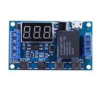 5V Relay Module with Optocoupler Relay DC Delay On and Off Cycle Timer Relay Switch Module Digit LED Display