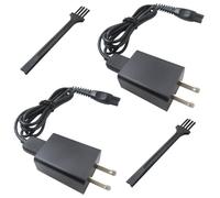 5V Shaver Charger Cable Fit for Philips Shaver series S3243/91, S1016/90, S3242/90, S7886/84, X3052/91, S7887/82, X3001/90, S7885/85, X5006/85, S5880/81, 2x Charging Adapter & 2x Cable