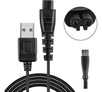 5V Shaver Charger Cable for Remington HC4250, USB Power Cord Cable Beard Trimmer Electric Shaver Charger for Remington HC4250, HC4255 F3 PF7500 MB4200 MB4130 XR1330 XR1350 XR1400 XR1470 XR1430